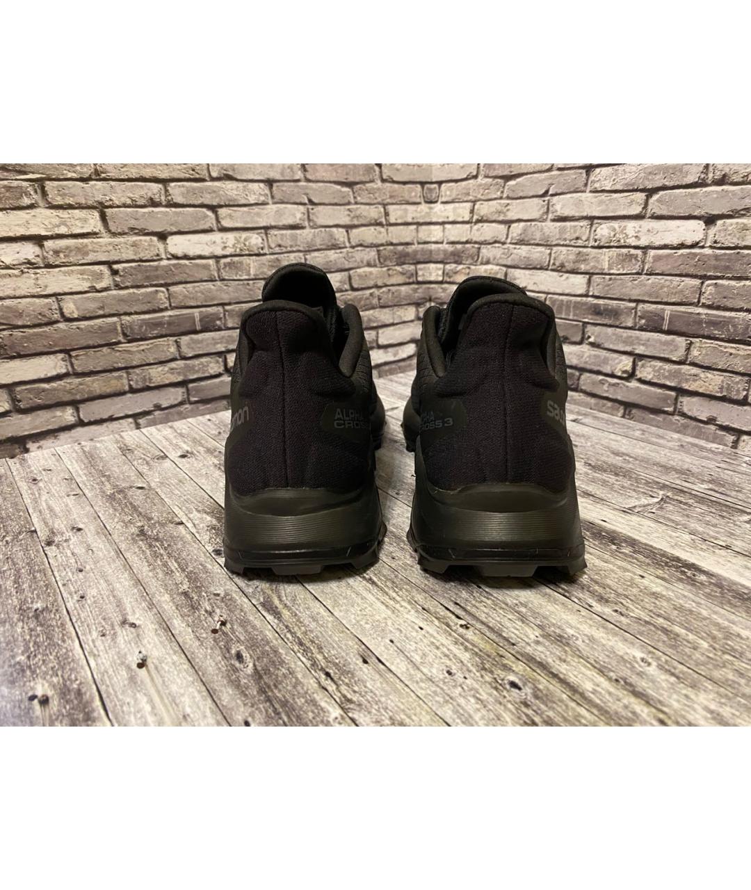 SALOMON Черные текстильные кроссовки, фото 3