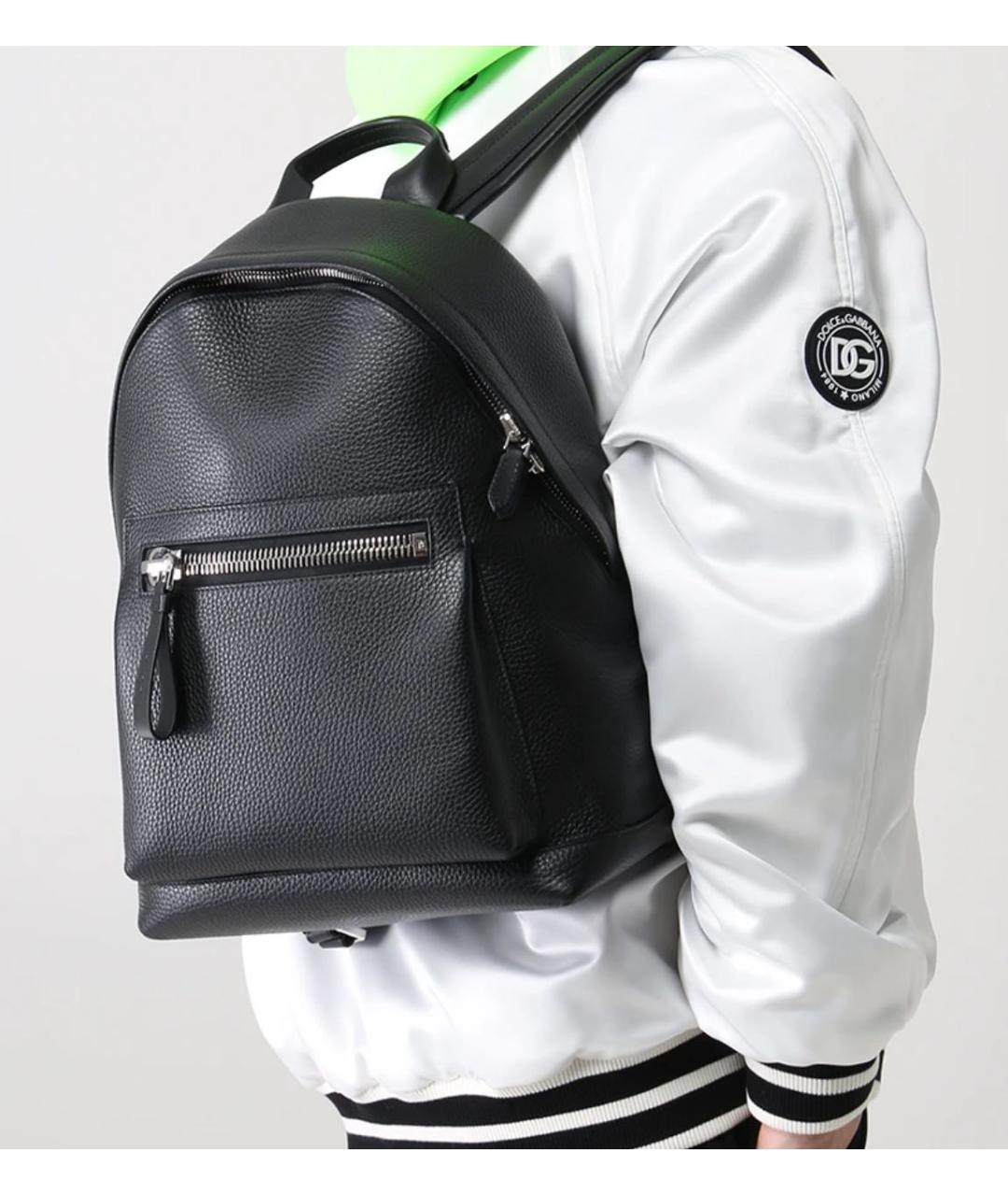 TOM FORD Черный кожаный рюкзак, фото 4