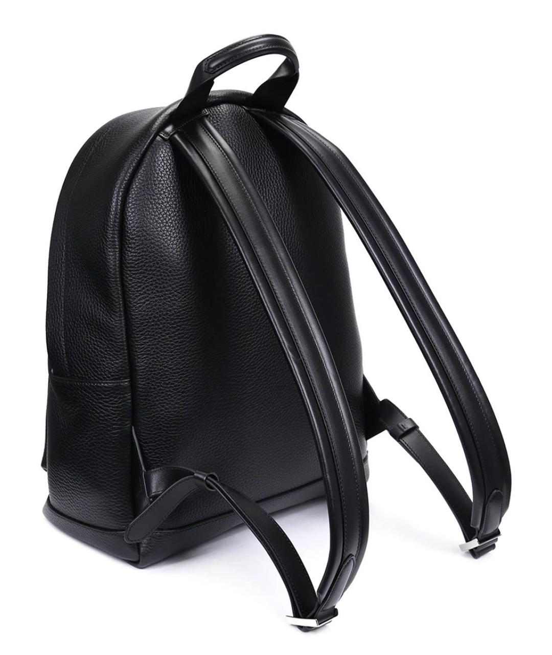 TOM FORD Черный кожаный рюкзак, фото 2