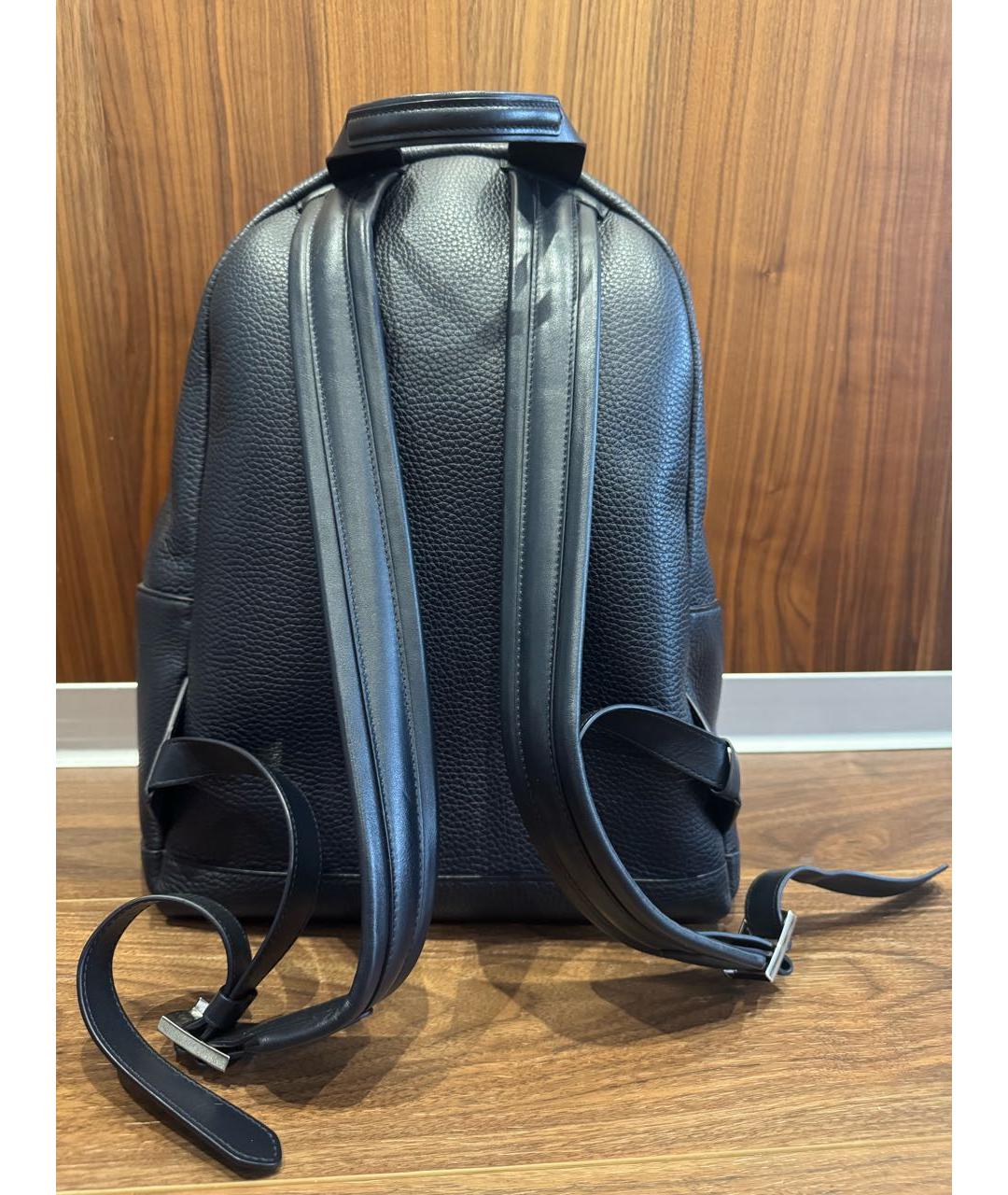 TOM FORD Черный кожаный рюкзак, фото 6