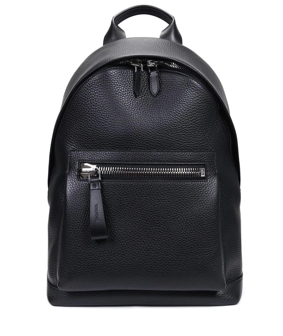 TOM FORD Черный кожаный рюкзак, фото 8