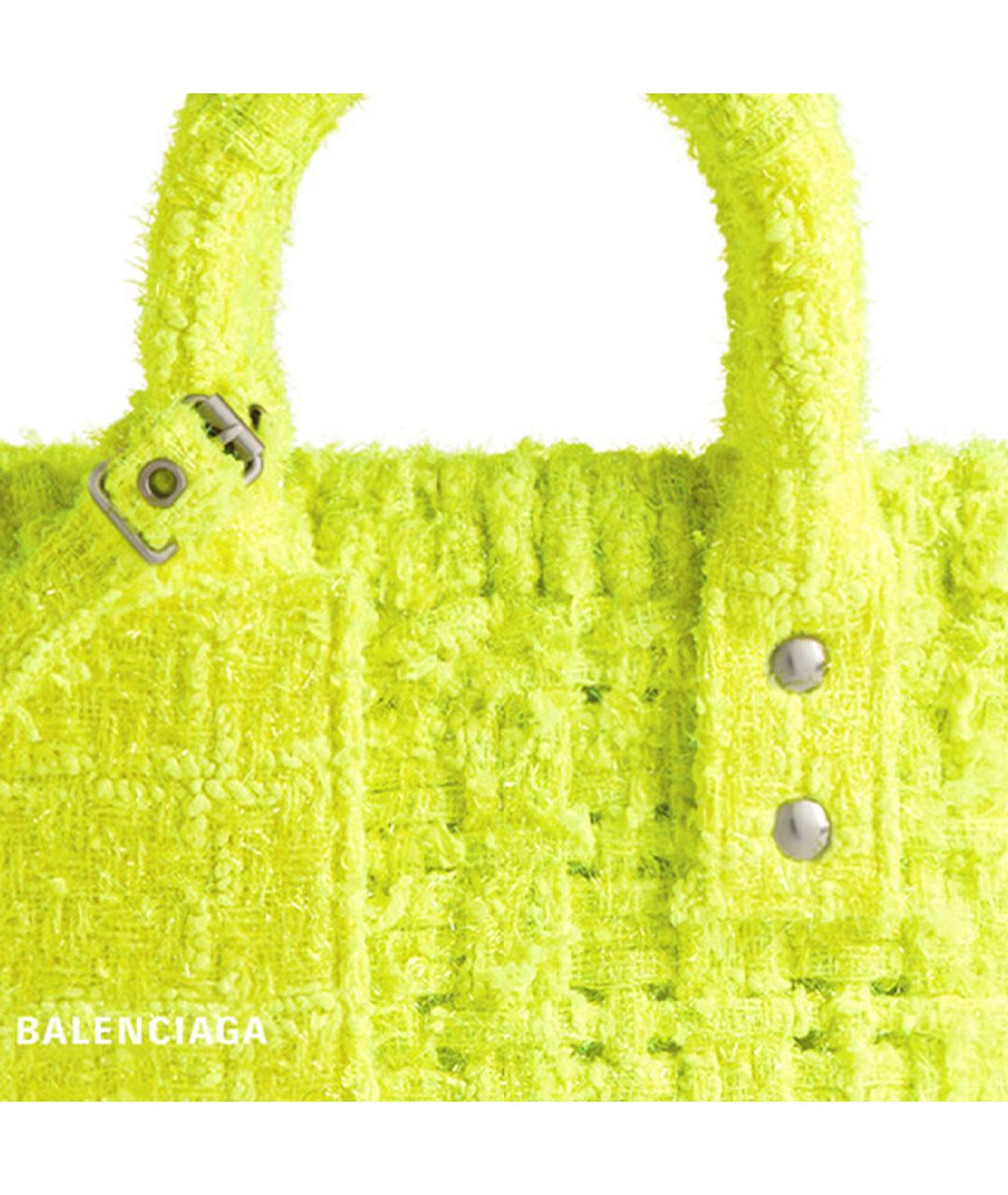 BALENCIAGA Желтая сумка через плечо, фото 6