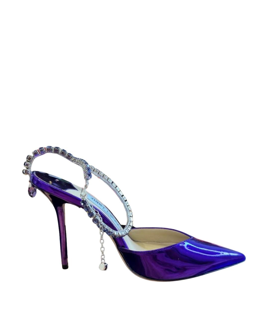 JIMMY CHOO Фиолетовые туфли из лакированной кожи, фото 1