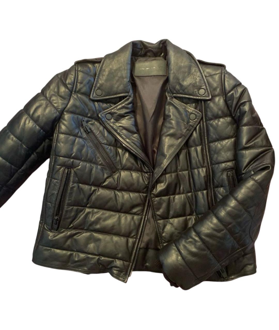 ALEXANDER WANG Черная кожаная куртка, фото 7