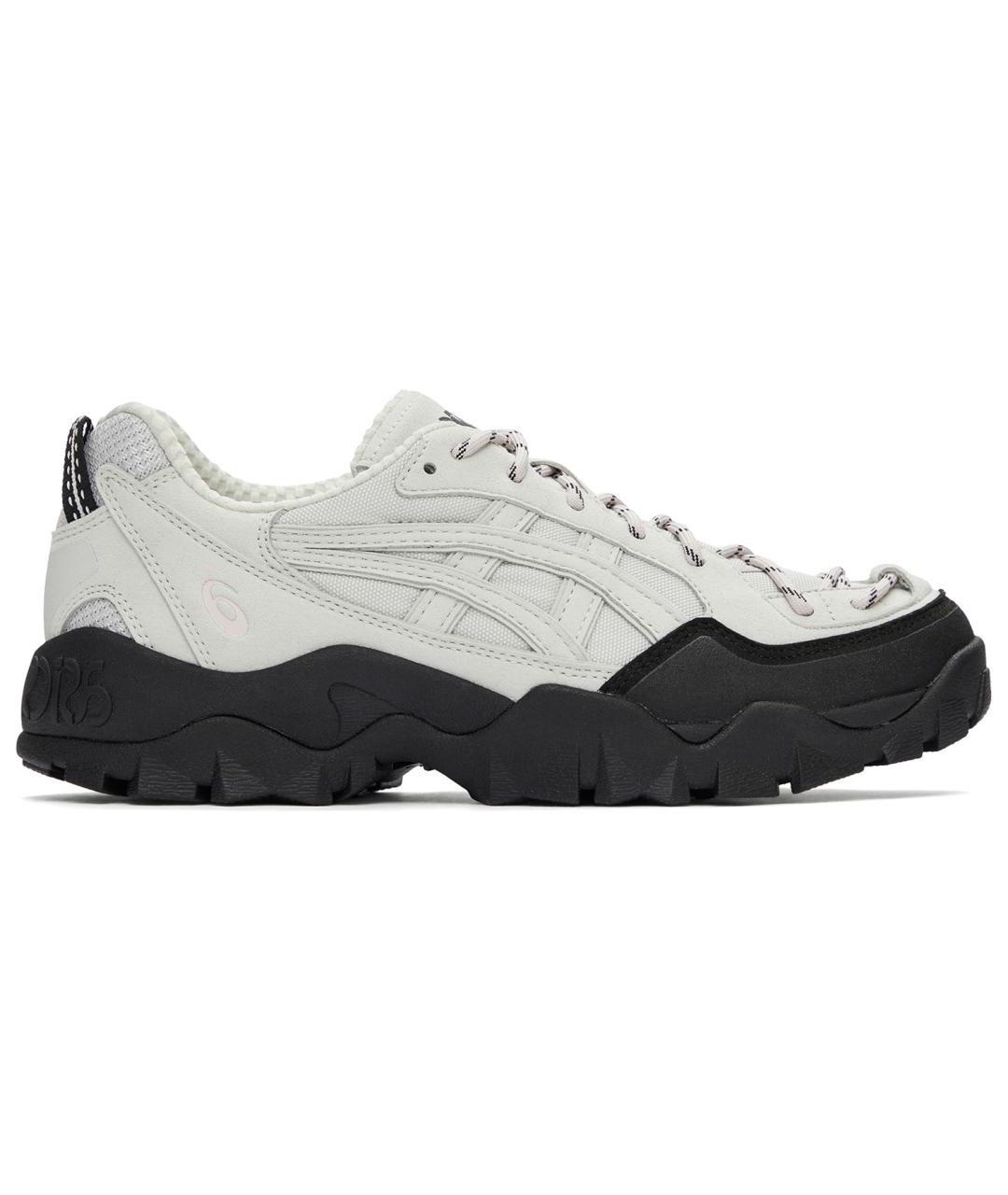 ASICS Белые текстильные кроссовки, фото 1