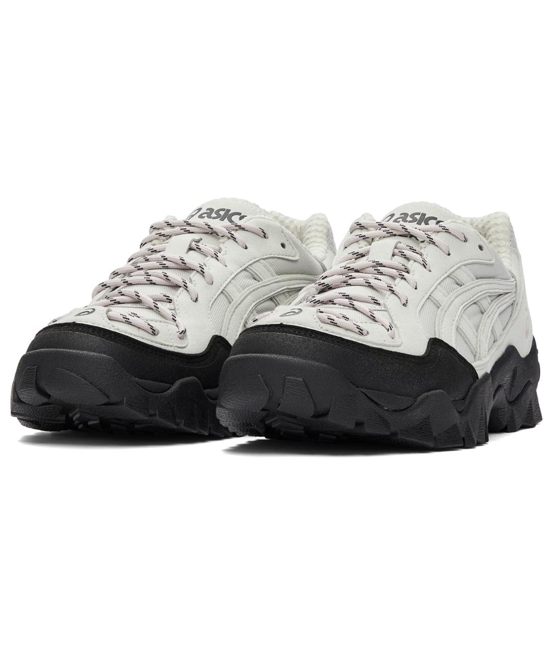 ASICS Белые текстильные кроссовки, фото 3