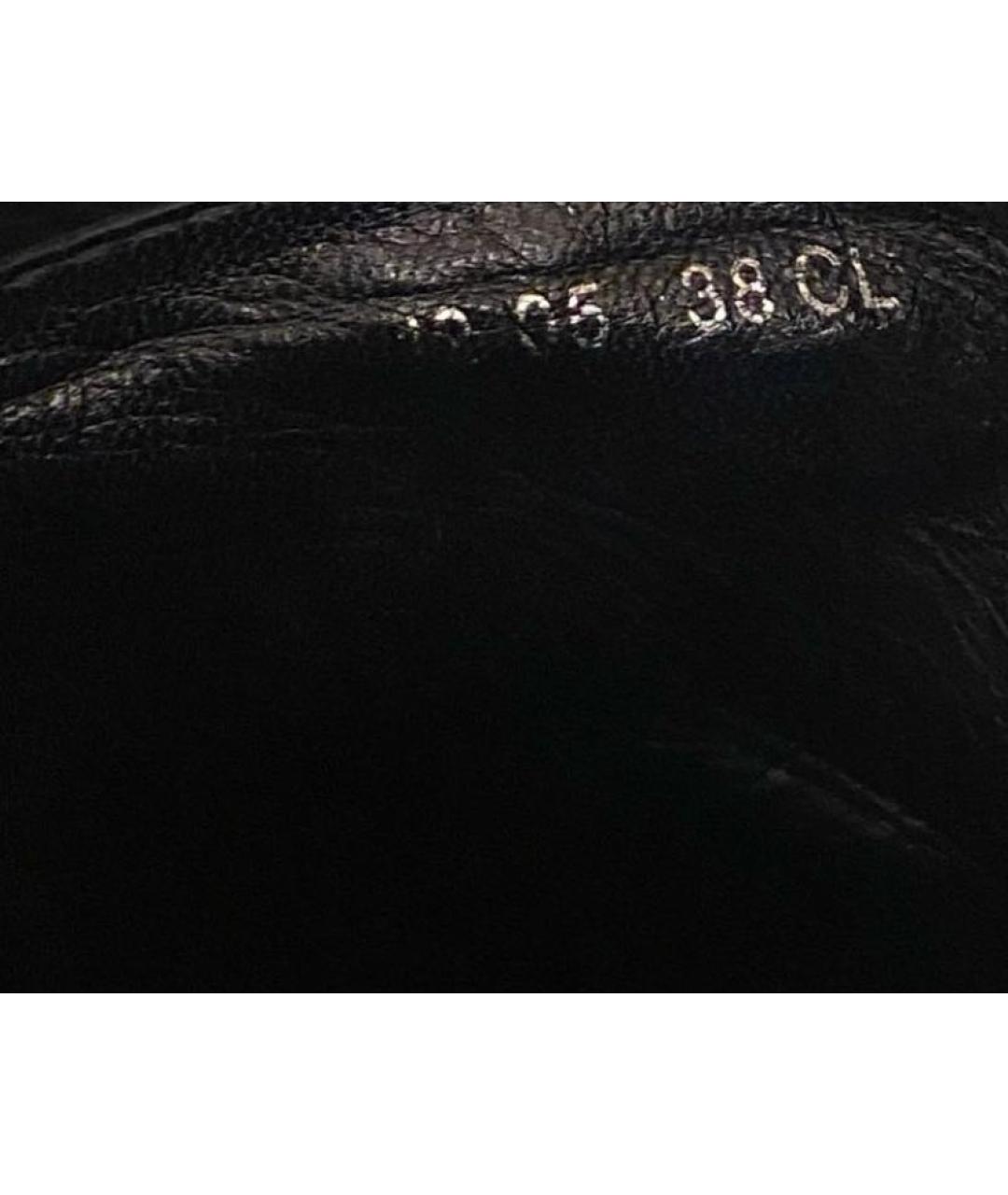 CHRISTIAN DIOR Синие текстильные сабо, фото 6