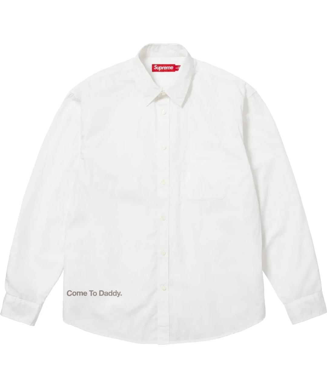 SUPREME Белая рубашка, фото 3