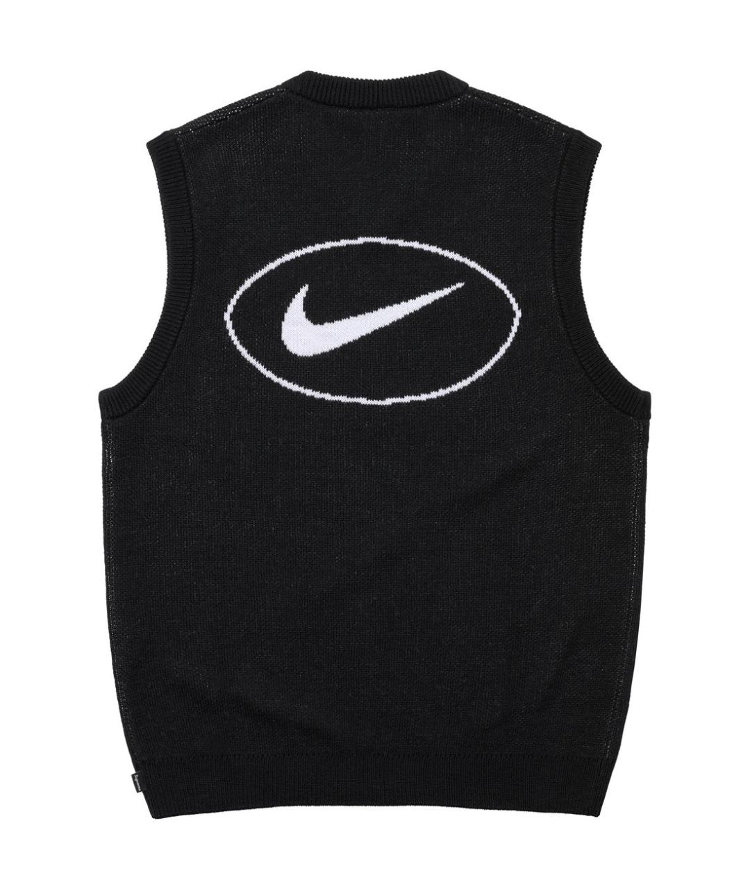 SUPREME Черная жилетка, фото 2