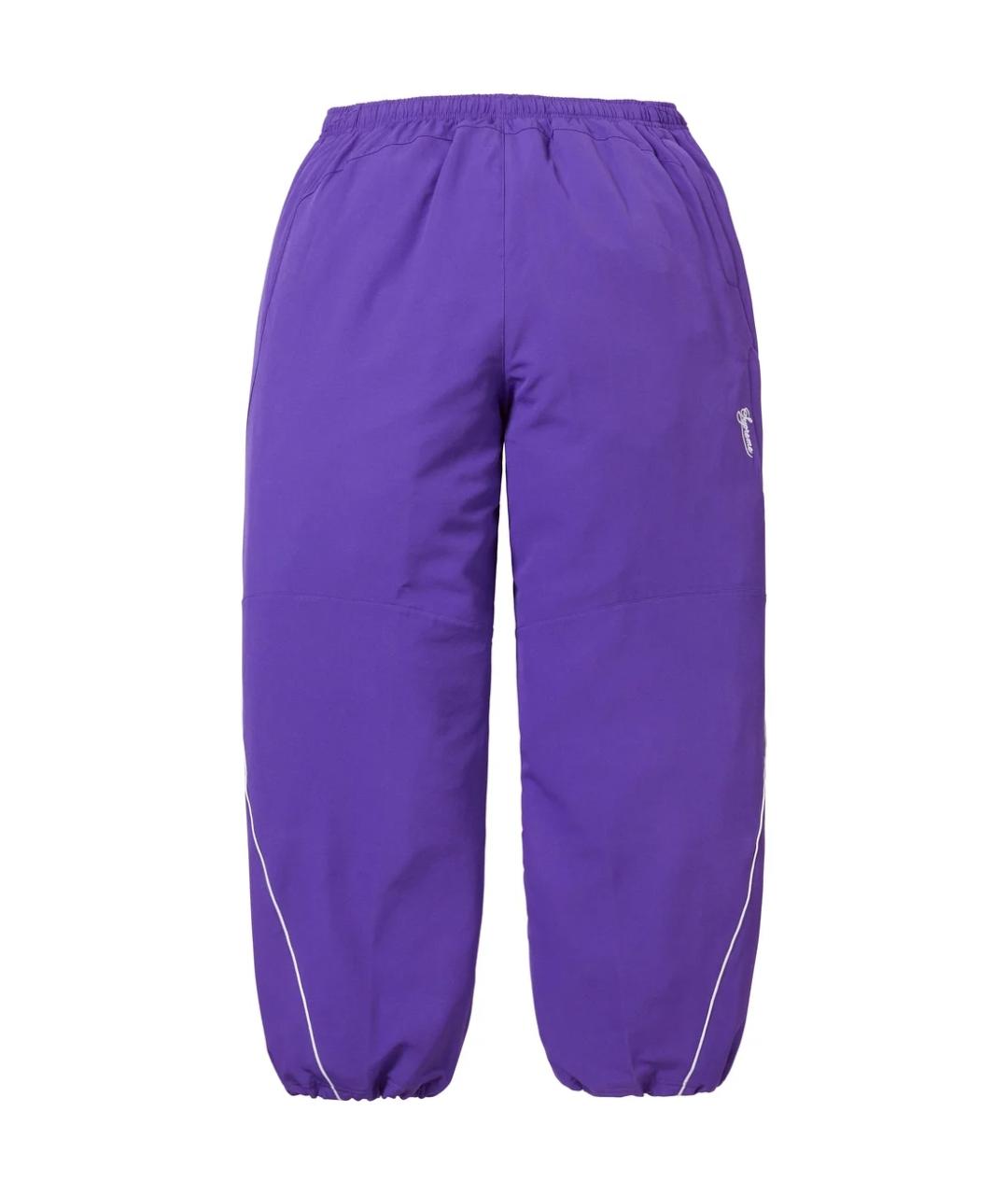 SUPREME Фиолетовые спортивные брюки и шорты, фото 2