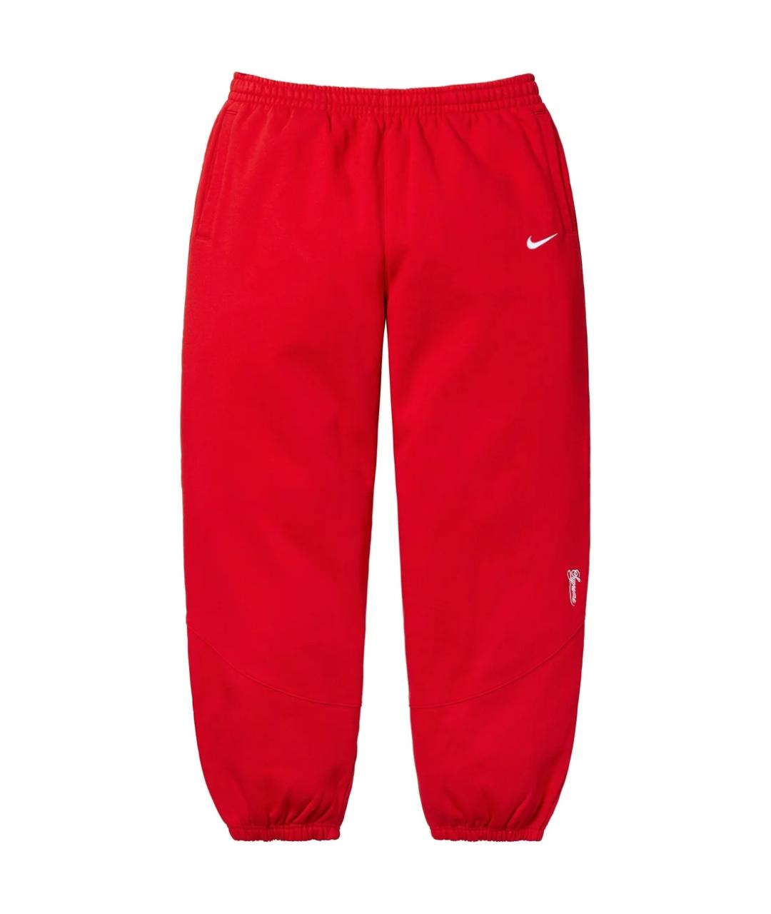 SUPREME Красные спортивные брюки и шорты, фото 1