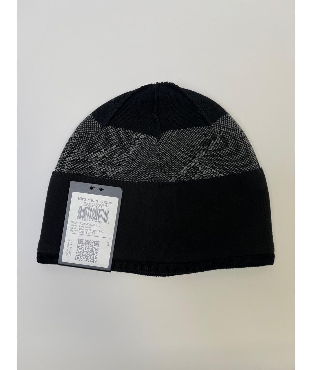 ARCTERYX Черная шапка, фото 6