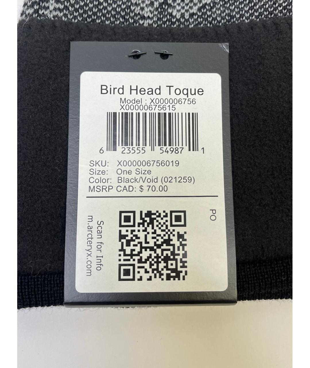 ARCTERYX Черная шапка, фото 7