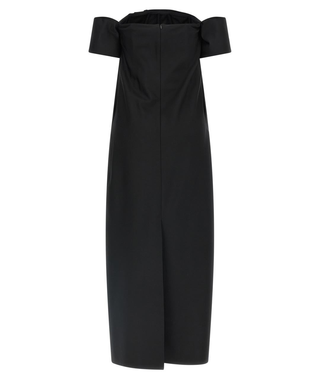 MAGDA BUTRYM Черное шерстяное платье, фото 2