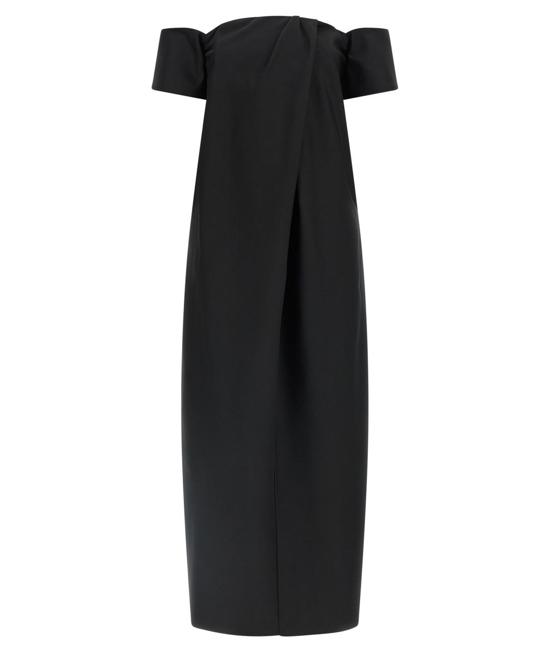 MAGDA BUTRYM Черное шерстяное платье, фото 1