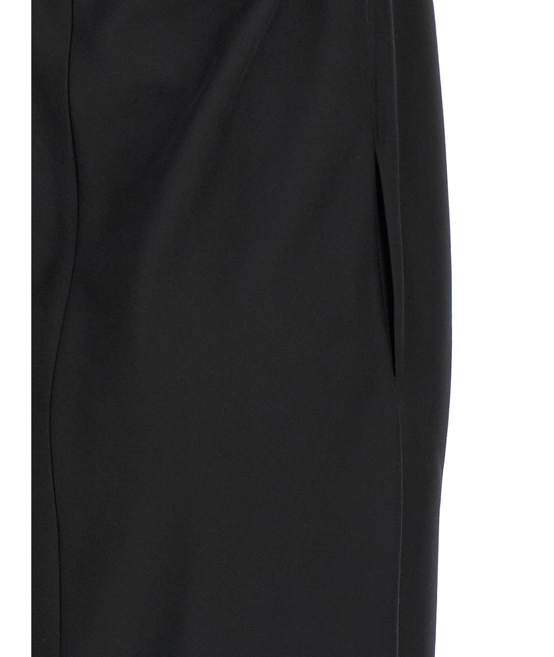 MAGDA BUTRYM Черное шерстяное платье, фото 4