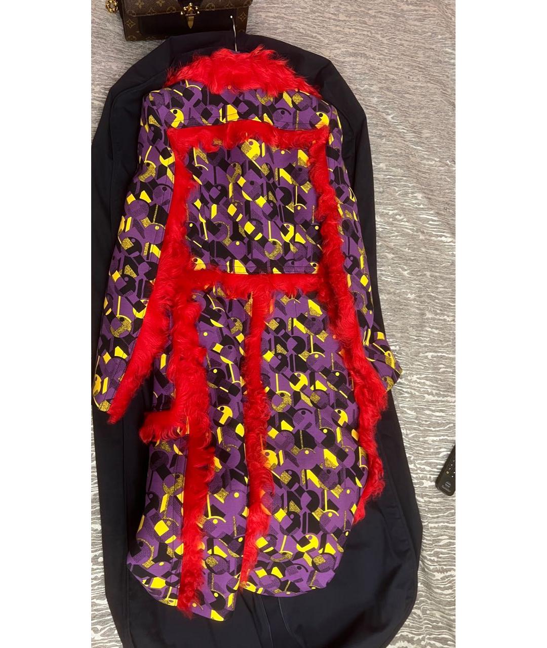 PRADA Мульти шерстяное пальто, фото 2