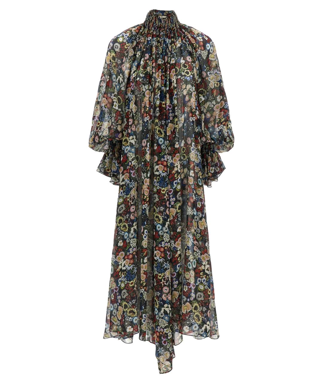 KHAITE Мульти шелковое платье, фото 1