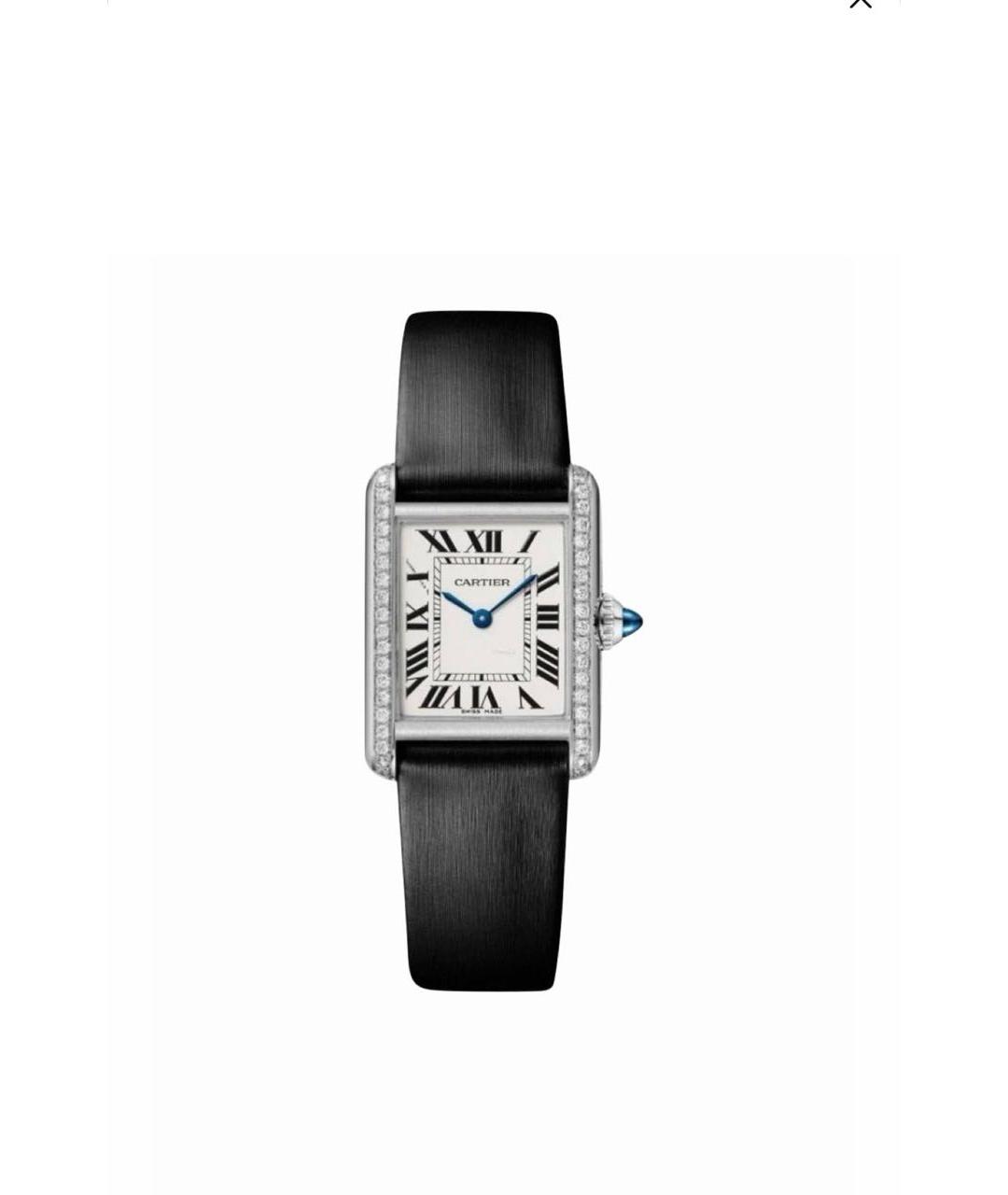 CARTIER Черные часы, фото 5