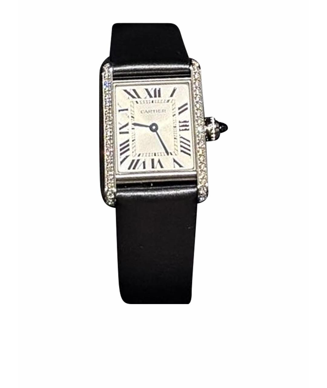 CARTIER Черные часы, фото 1