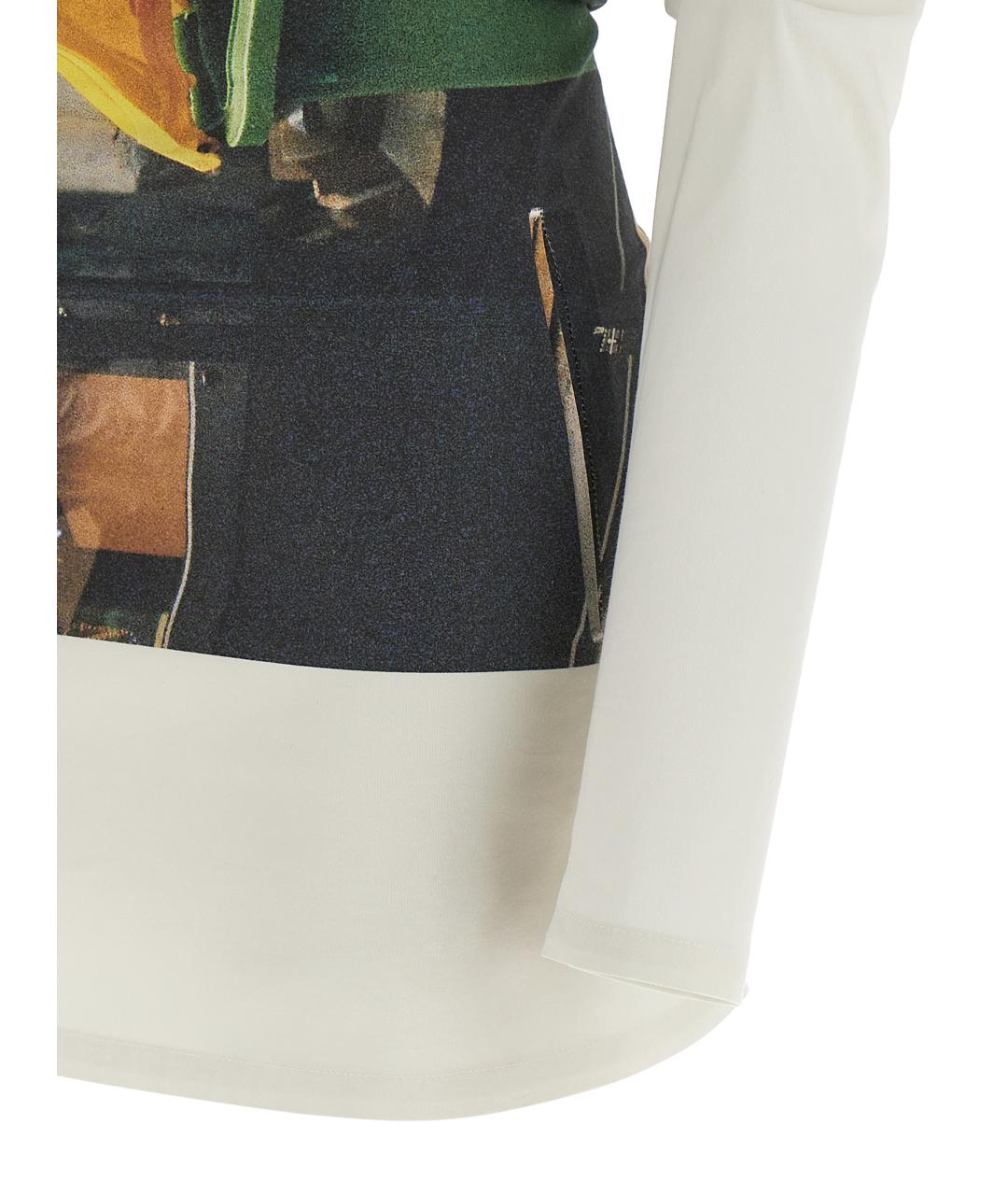 ISSEY MIYAKE Белый хлопковый кардиган, фото 4