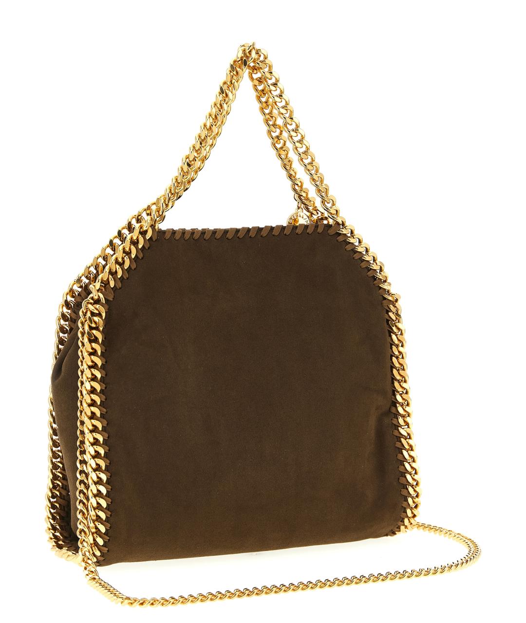 STELLA MCCARTNEY Коричневая синтетическая сумка через плечо, фото 2