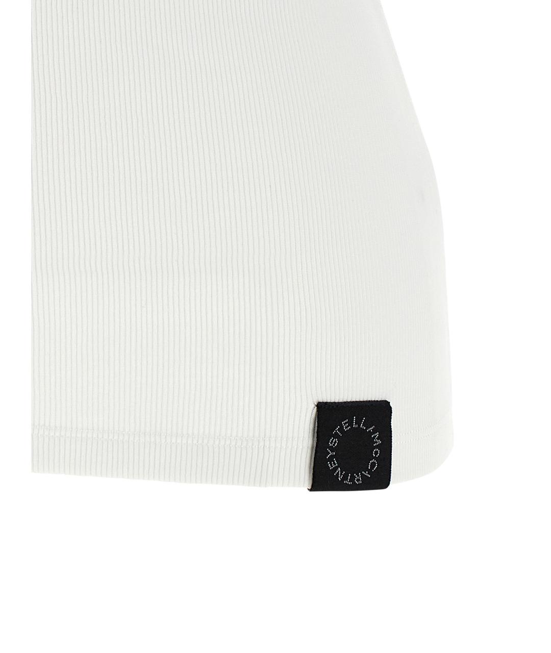 STELLA MCCARTNEY Белая хлопковая майка, фото 4