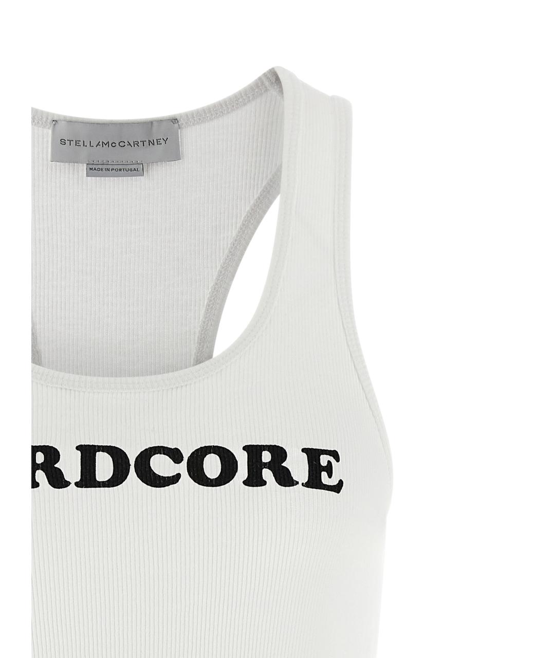 STELLA MCCARTNEY Белая хлопковая майка, фото 3