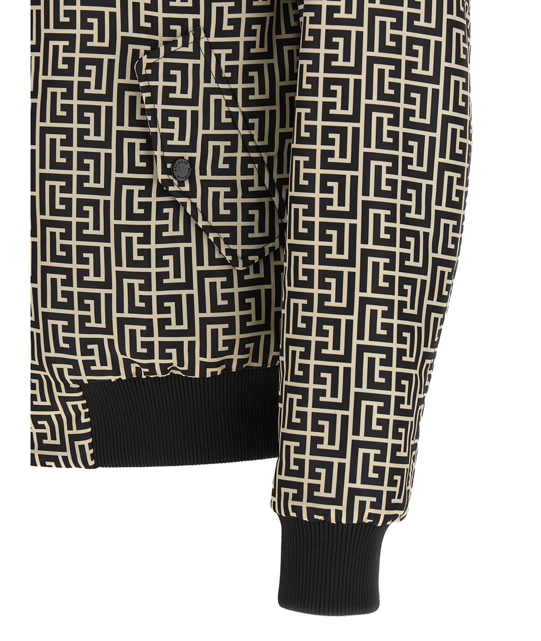 BALMAIN Черная полиамидовая куртка, фото 5