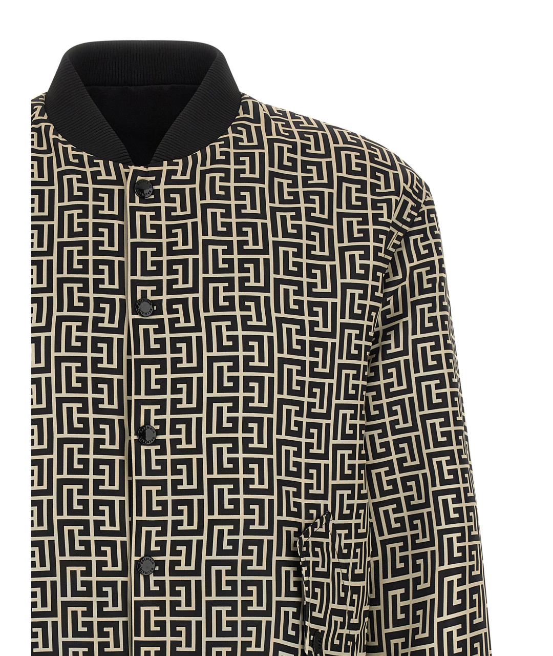 BALMAIN Черная полиамидовая куртка, фото 4