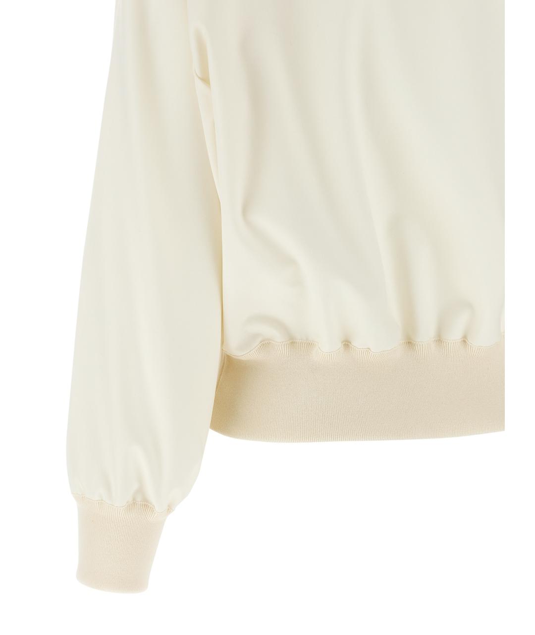 FABIANA FILIPPI Бежевая полиэстеровая куртка, фото 4