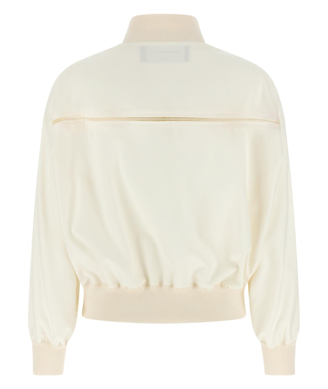 FABIANA FILIPPI Бежевая полиэстеровая куртка, фото 2