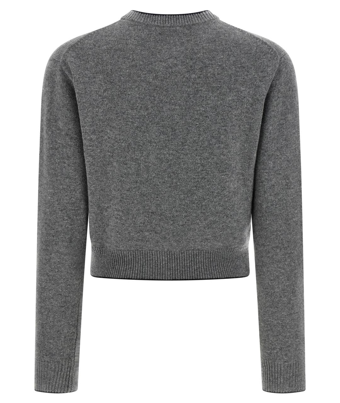 CHLOE Серый шерстяной кардиган, фото 2