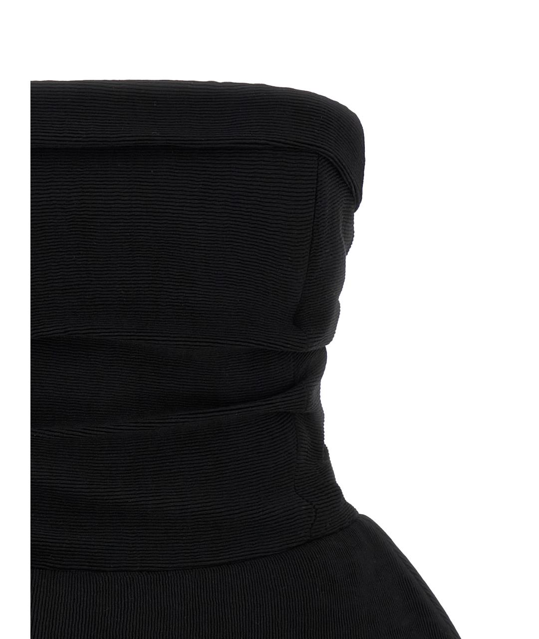 MAGDA BUTRYM Черное вискозное вечернее платье, фото 3