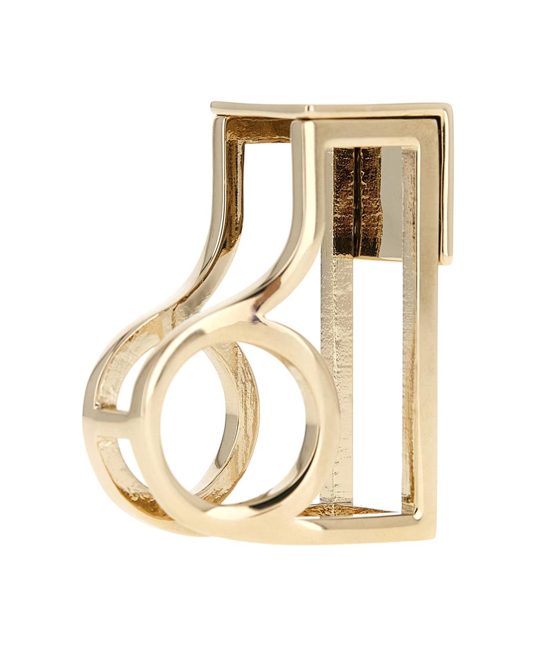 TOM FORD Золотое металлическое кольцо, фото 4