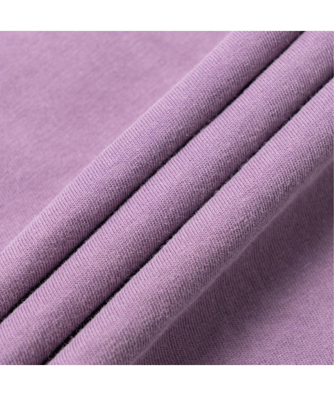 BALENCIAGA Фиолетовая хлопковая футболка, фото 3