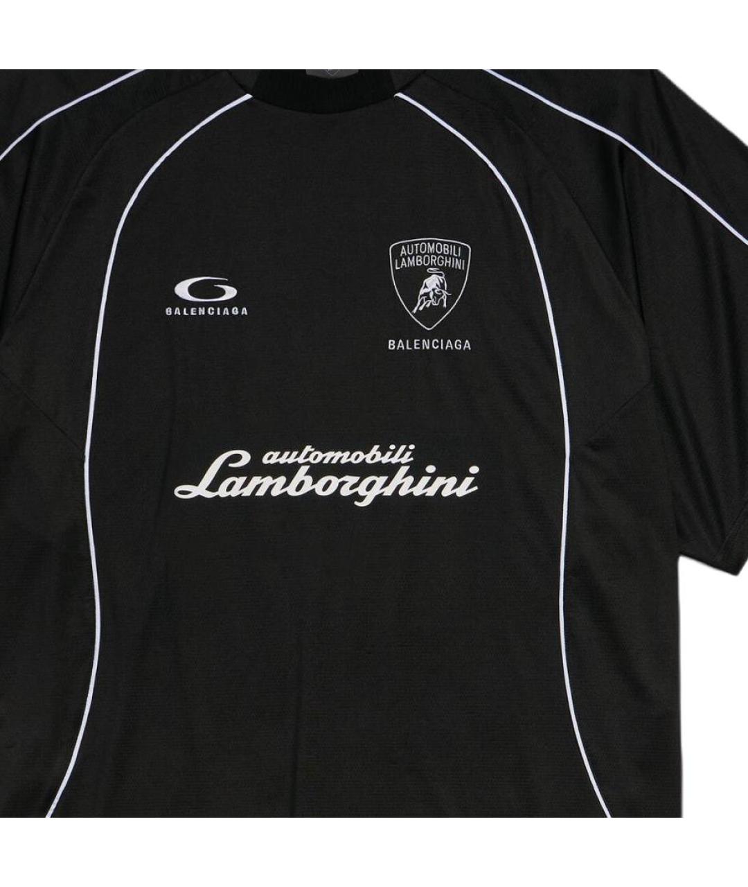 BALENCIAGA Черная футболка, фото 7