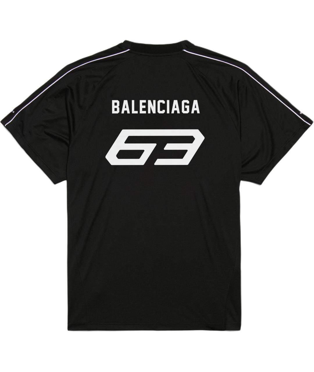 BALENCIAGA Черная футболка, фото 2