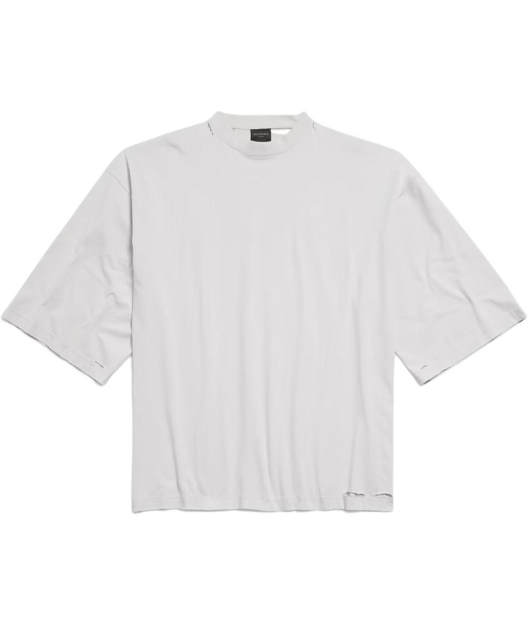 BALENCIAGA Белая футболка, фото 1