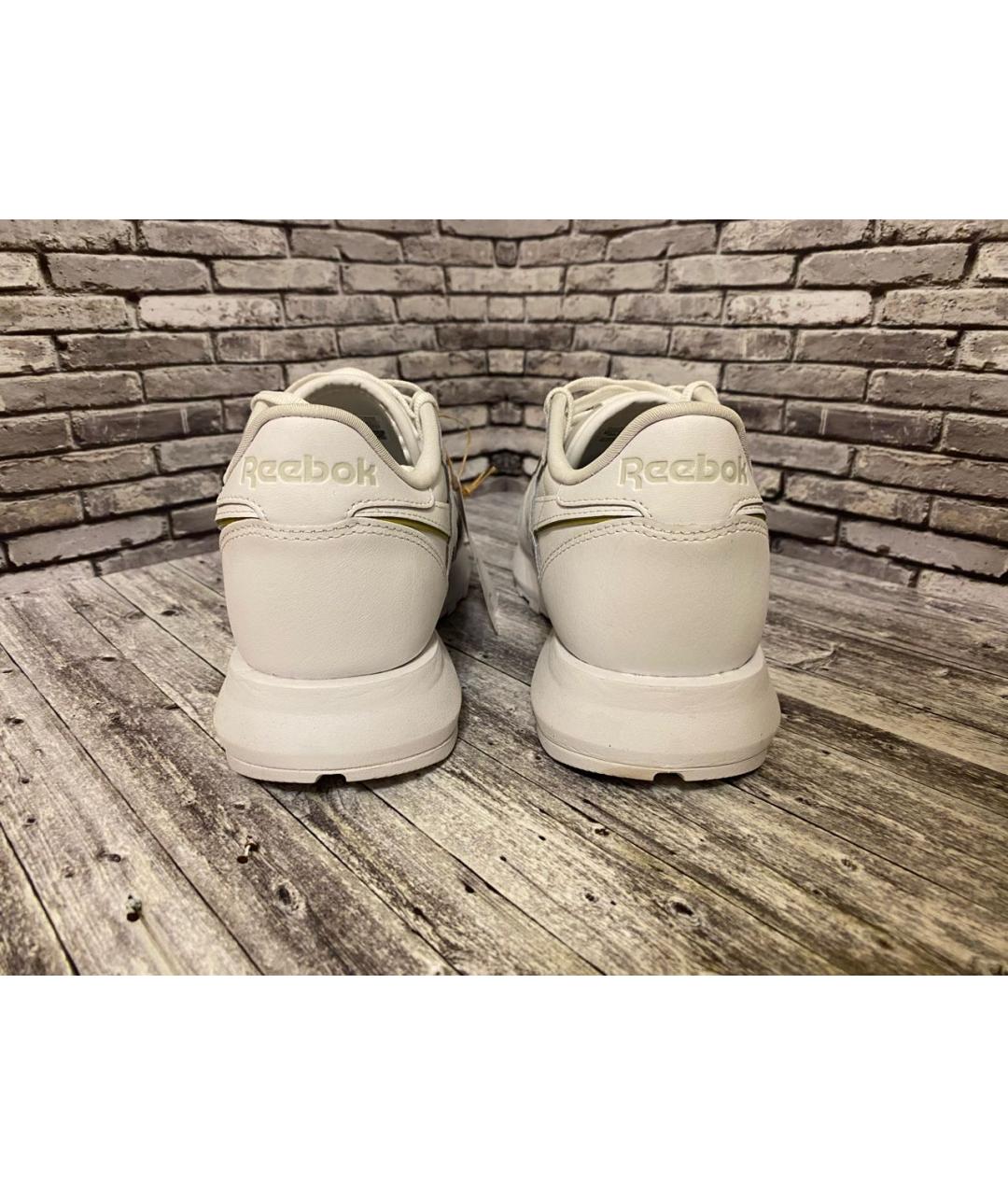 REEBOK Белые кожаные кроссовки, фото 3