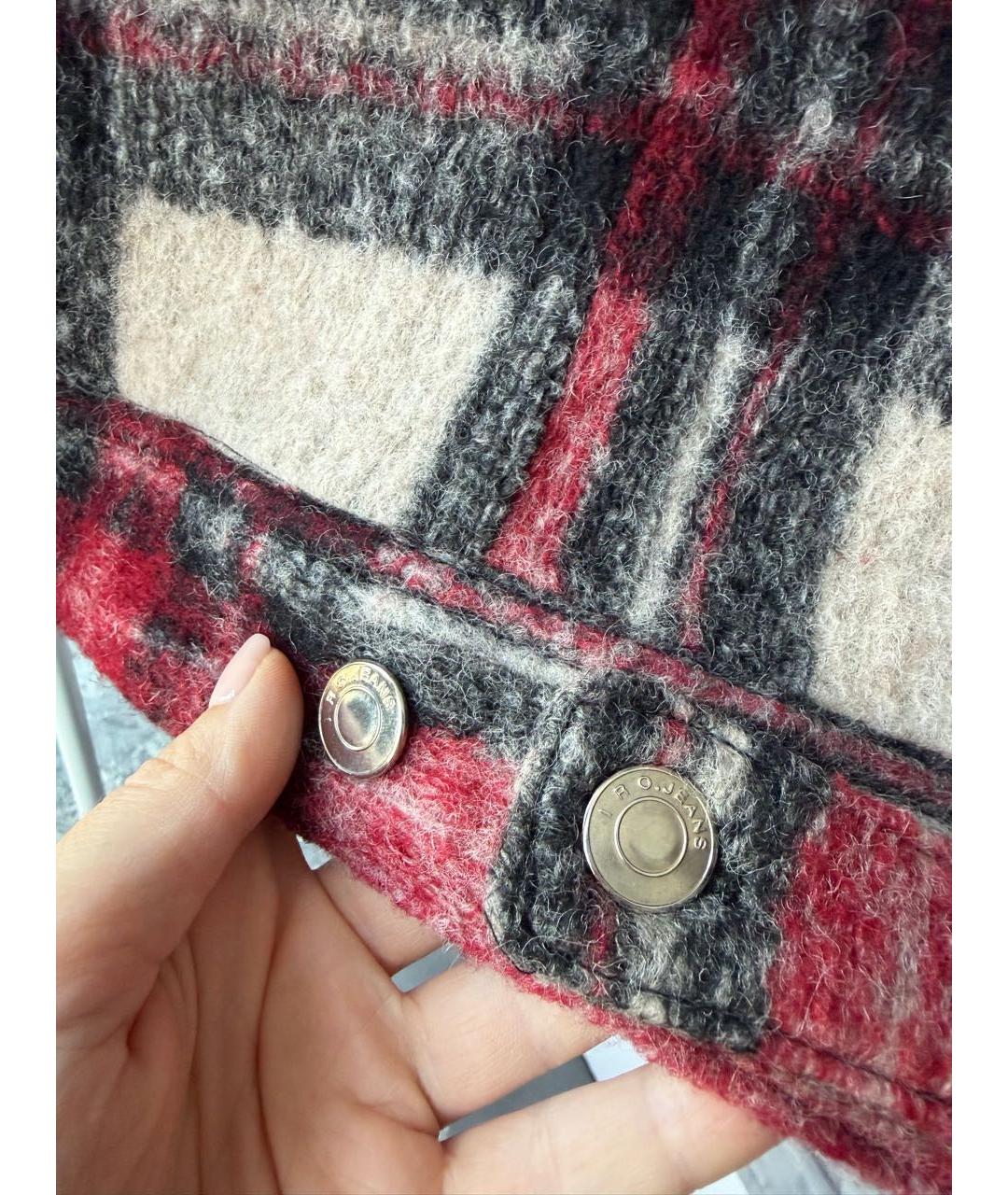 IRO Бордовая шерстяная куртка, фото 5