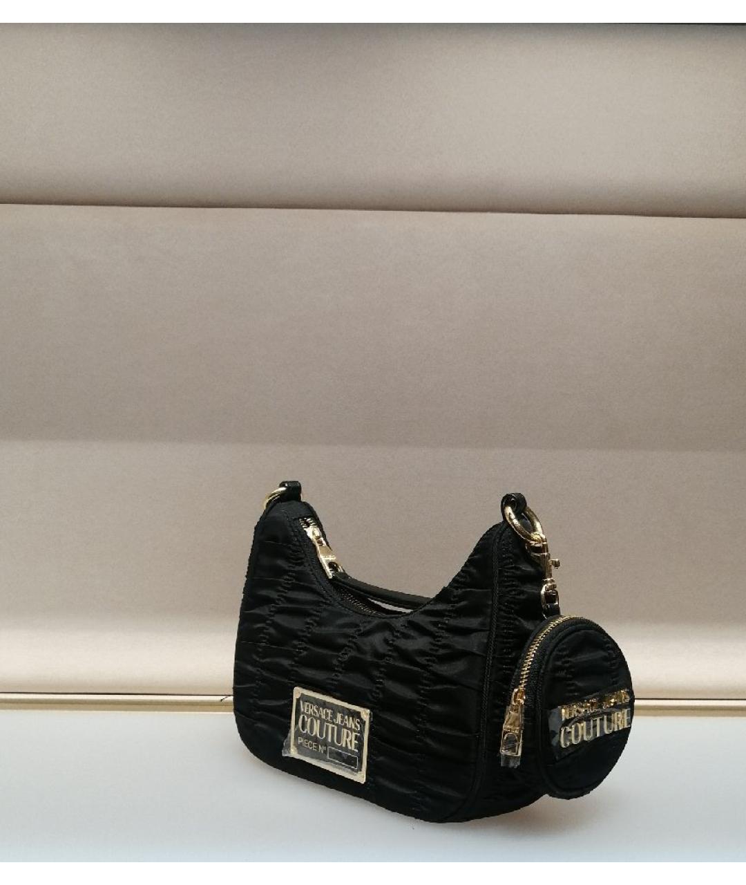 VERSACE JEANS COUTURE Черная сумка через плечо, фото 2