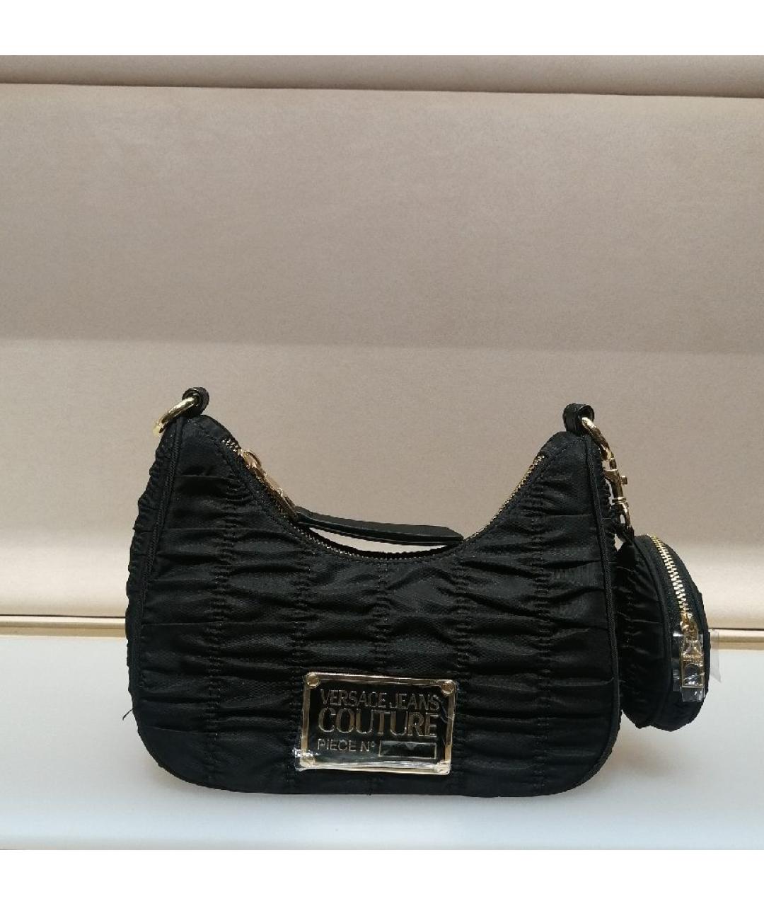 VERSACE JEANS COUTURE Черная сумка через плечо, фото 3