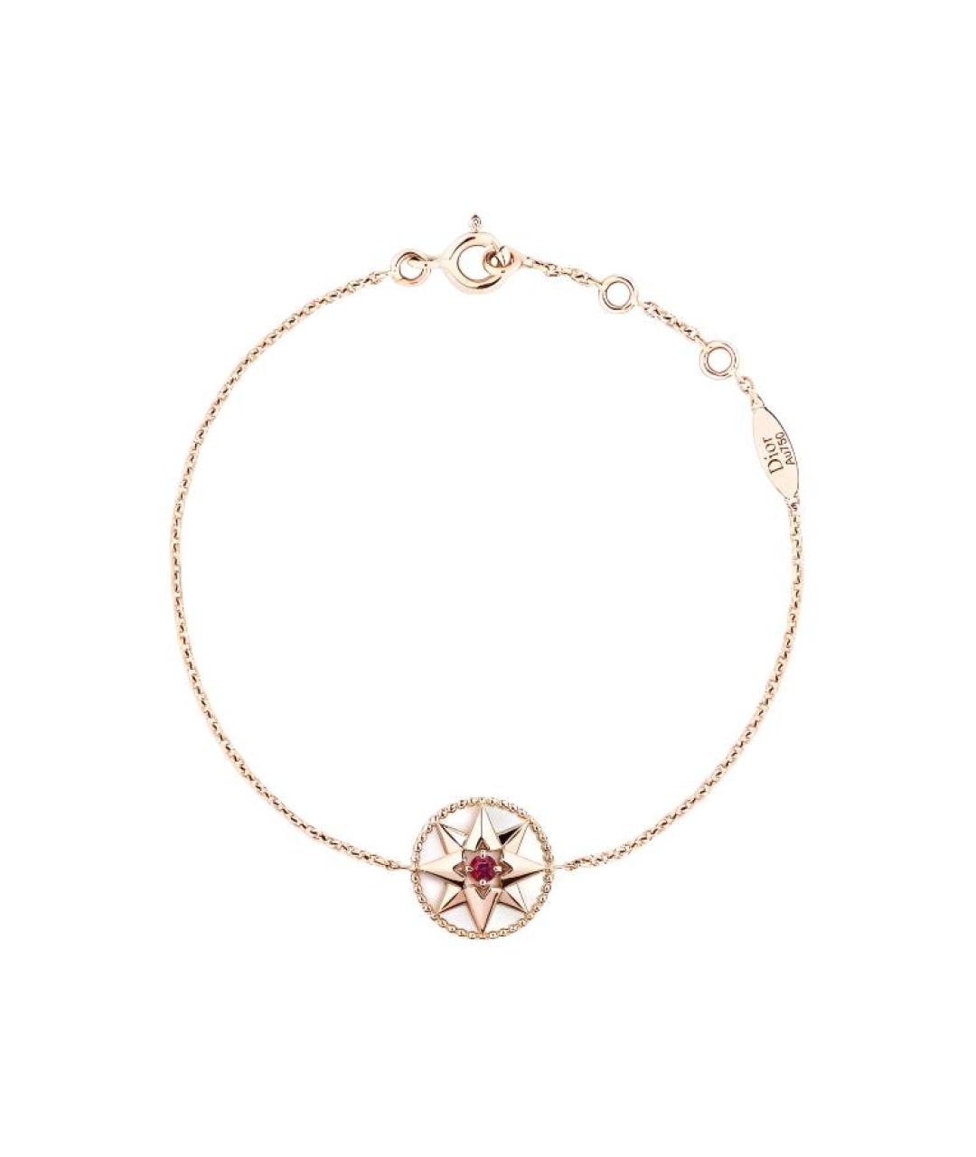 CHRISTIAN DIOR Золотой металлический браслет, фото 1