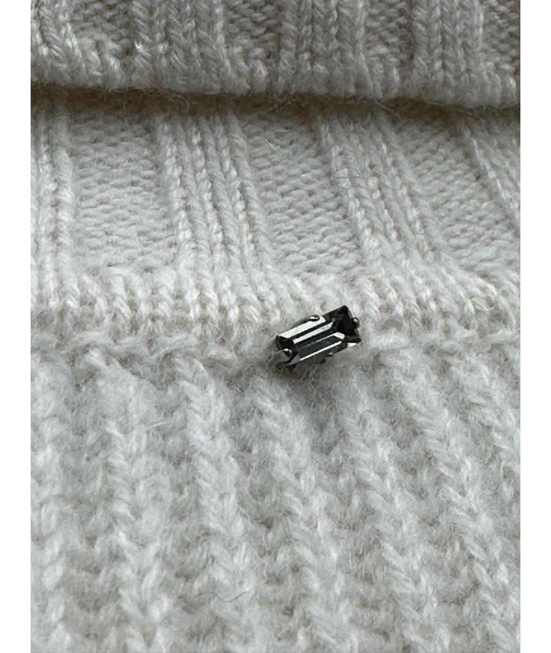 SPORTMAX Белый кашемировый джемпер / свитер, фото 4