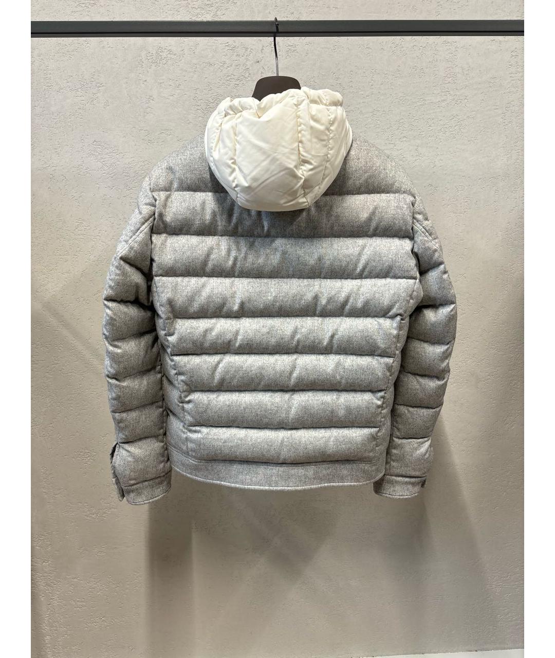 ELEVENTY Серый кашемировый пуховик, фото 2