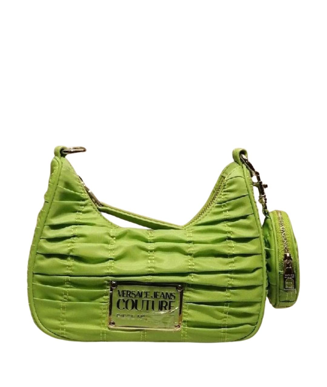 VERSACE JEANS COUTURE Салатовая сумка через плечо, фото 1