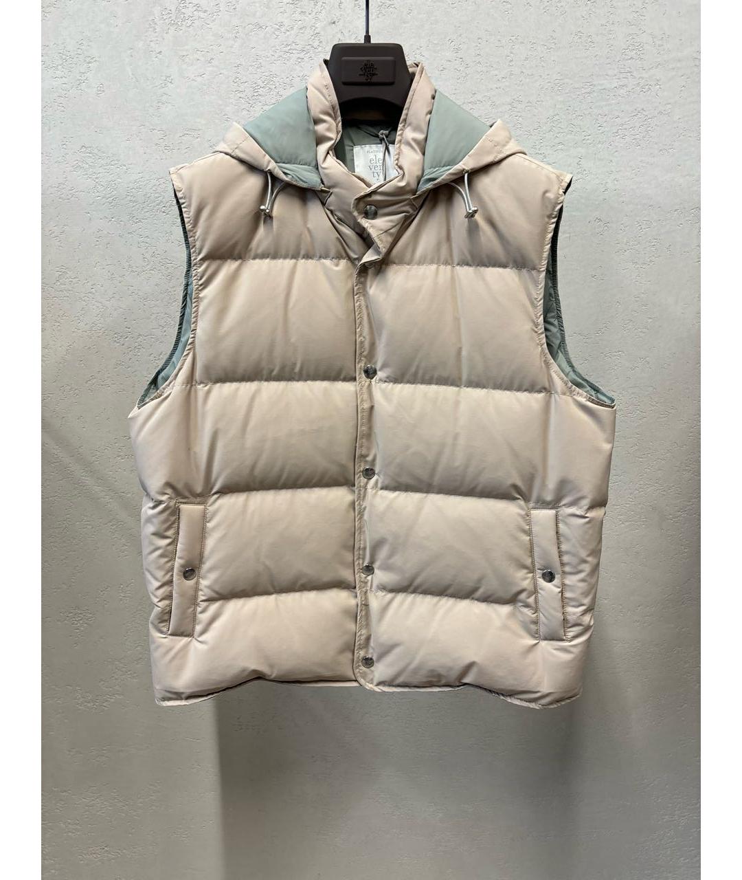 ELEVENTY Бежевый полиэстеровый жилет, фото 6