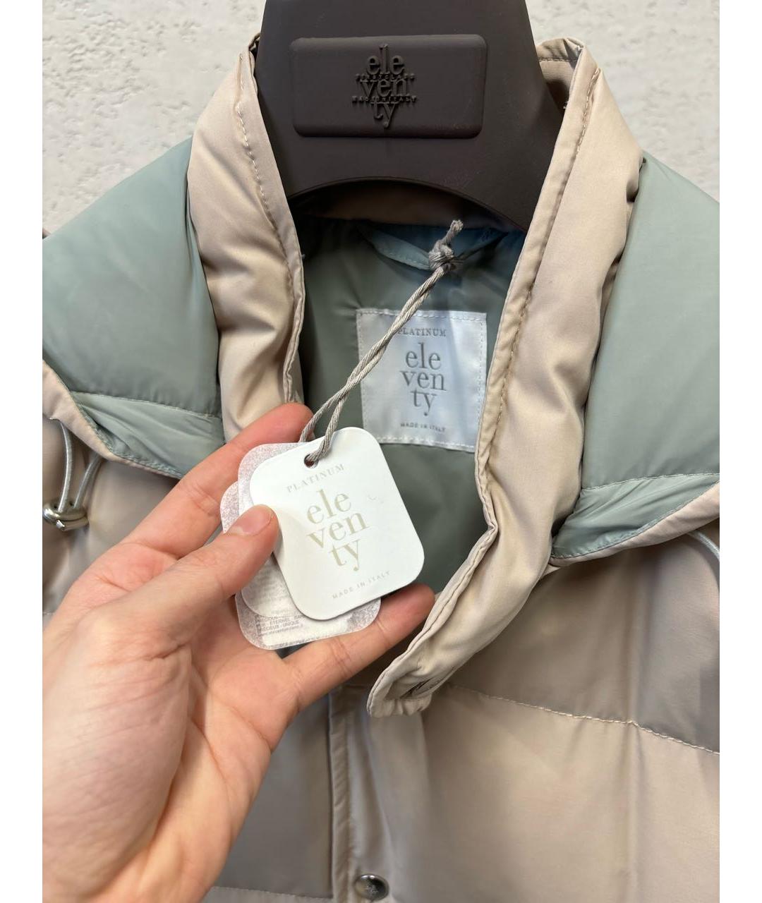 ELEVENTY Бежевый полиэстеровый жилет, фото 3