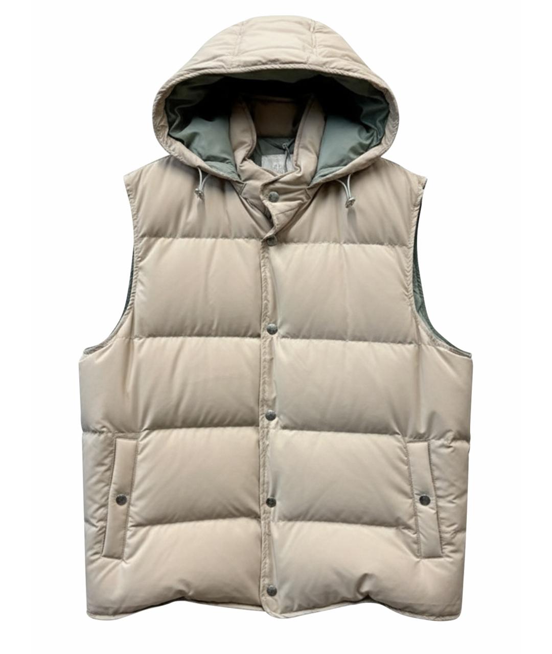 ELEVENTY Бежевый полиэстеровый жилет, фото 1